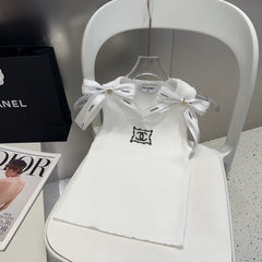 TANK TOP 615182 IN WHITE COTTON RIBBED KNIT