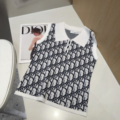 CAMISOLE 615187 IN WHITE COTTON RIBBED KNIT EMBOSSED BLACK LOGO