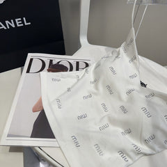 CAMI TOP 640628 IN WHITE COTTON RIBBED KNIT