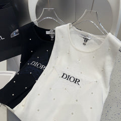 TANK TOP 633196 IN WHITE COTTON EMBOSSED PEARL