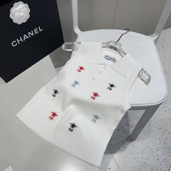 TANK TOP 624510 IN WHITE COTTON RIBBED