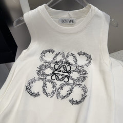 TANK TOP 633203 IN WHITE COTTON RIBBED KNIT