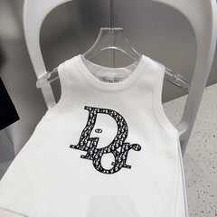 TANK TOP 627698 IN WHITE COTTON RIBBED