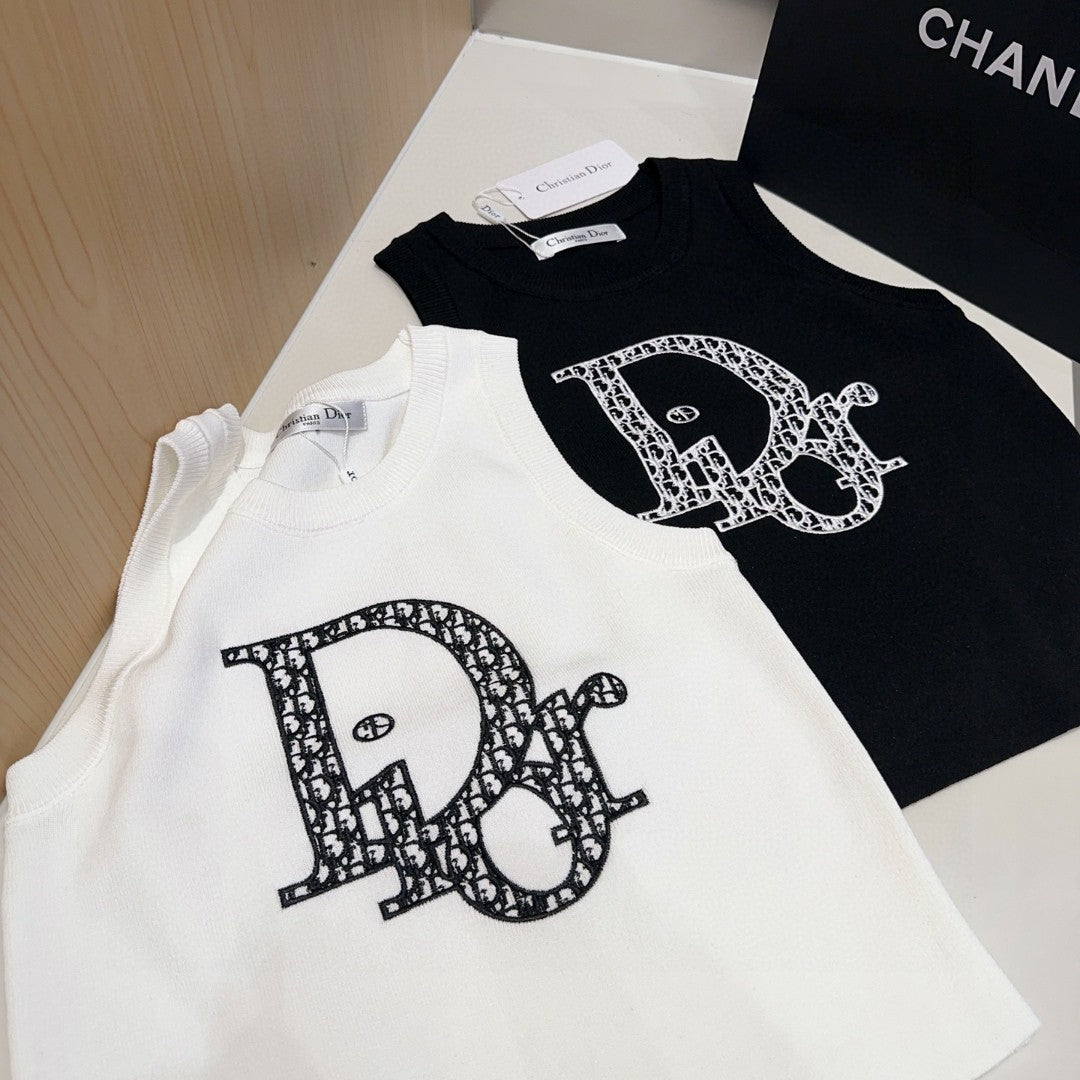 TANK TOP 627699 IN BLACK COTTON RIBBED