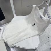 CAMISOLE 629204 IN WHITE COTTON RIBBED KNIT