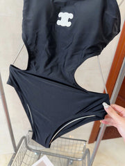 CELINE BIKINI 25S BODYSUIT IN BLACK 742672