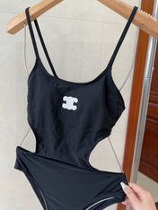 CELINE BIKINI 25S BODYSUIT IN BLACK 742672