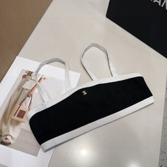 CHANEL BIKINI 25S TWO PIECE IN BLACK 742680