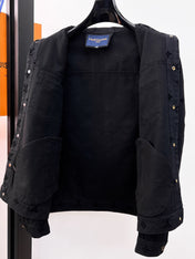 LV BLACK MONOGRAM DENIM JACKET 239525