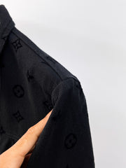 LV BLACK MONOGRAM DENIM JACKET 239525