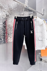 LV BLACK MIX RED TROUSERS 239503