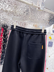 LV BLACK MIX RED TROUSERS 239503