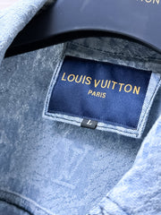 LV SHIRT JACKET IN LIGHT BLUE MONOGRAM MIX DAMIER DENIM 239121
