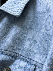 LV SHIRT JACKET IN LIGHT BLUE MONOGRAM MIX DAMIER DENIM 239121
