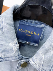 LV LIGHT BLUE MONOGRAM DENIM JACKET 239529