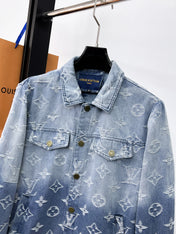 LV LIGHT BLUE MONOGRAM DENIM JACKET 239529