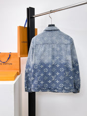 LV LIGHT BLUE MONOGRAM DENIM JACKET 239529
