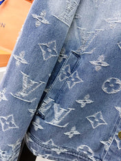 LV LIGHT BLUE MONOGRAM DENIM JACKET 239529