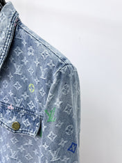LV LIGHT BLUE DENIM JACKET 239530