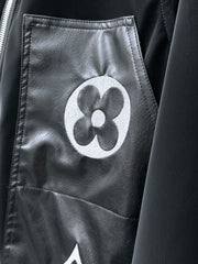 LV SHIRT JACKET IN BLACK SOFT CALFSKIN 239124