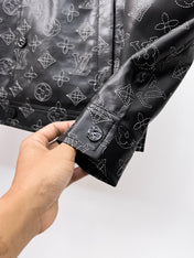 LV BLACK MONOGRAM DENIM JACKET 239528