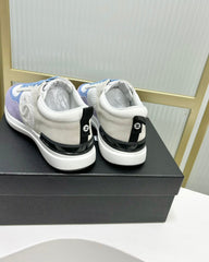 SNEAKER IN AMETHYST PURPLE MIX GREY SUEDE