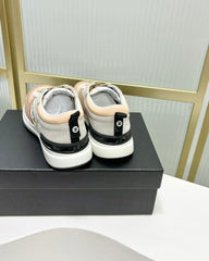 SNEAKER IN CAMEL BROWN MIX BISQUE CREAM SUEDE