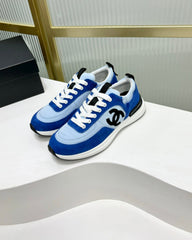 SNEAKER IN SKY MIX COBALT BLUE SUEDE