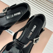 Sandal Platform Black Calfskin
