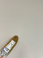 PLUME SUEDE SNEAKERS EARTH BROWN