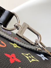 KEEPALL BANDOULIÈRE 50 BAG IN MULTICOLORED MONOGRAM COATED CANVAS