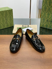 GG JORDAAN LOAFER GLOSSY BLACK LAMBSKIN