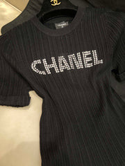 ROUND NECK KNIT TEE 25S IN COOL SILK 266098