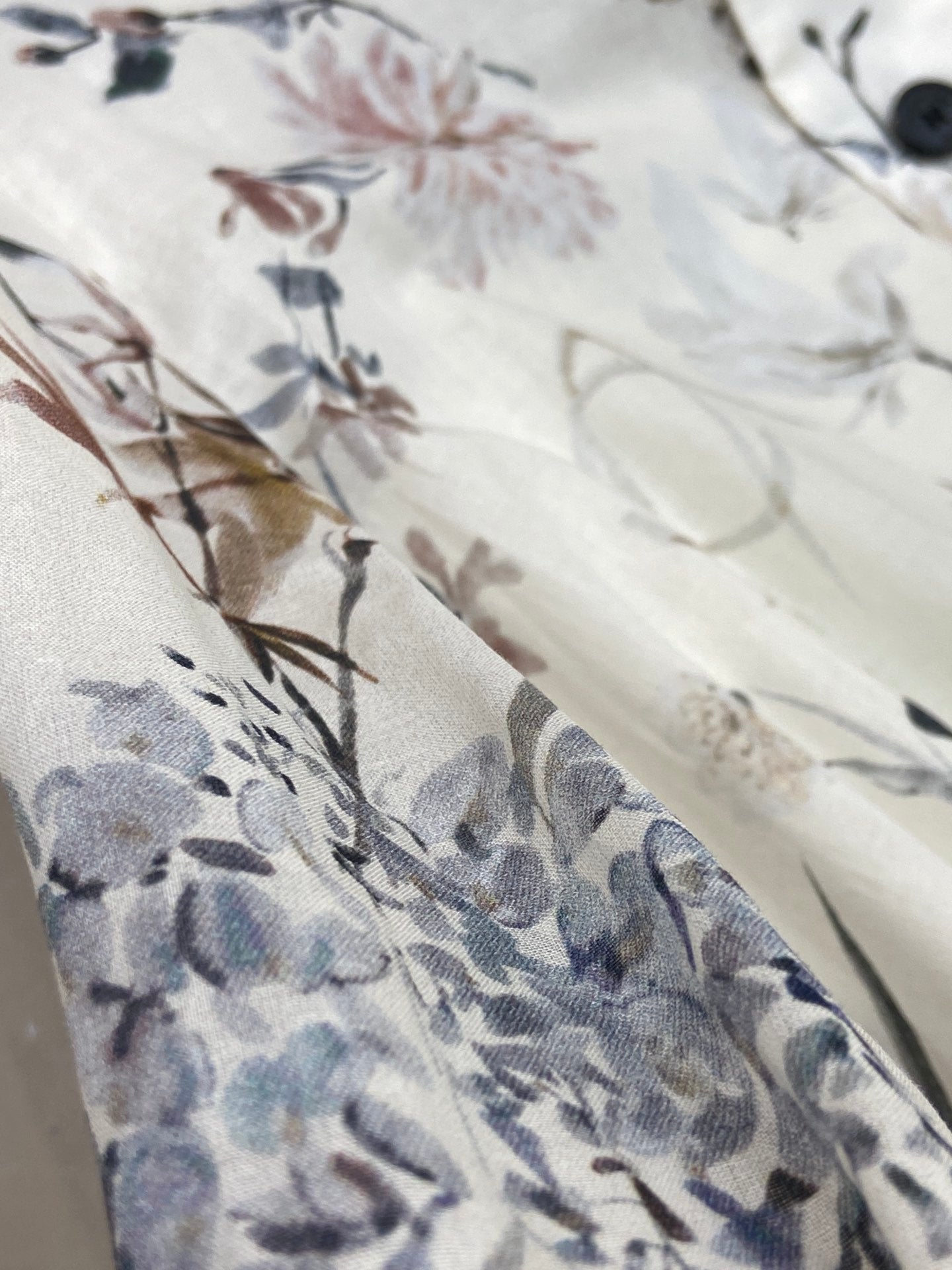 BUTTON DOWN V NECK DRESS 25S IN COTTON 266182