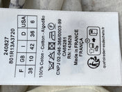 BUTTON DOWN V NECK DRESS 25S IN COTTON 266182