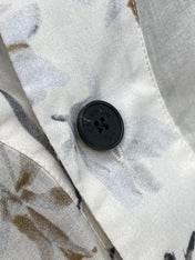 BUTTON DOWN V NECK DRESS 25S IN COTTON 266182