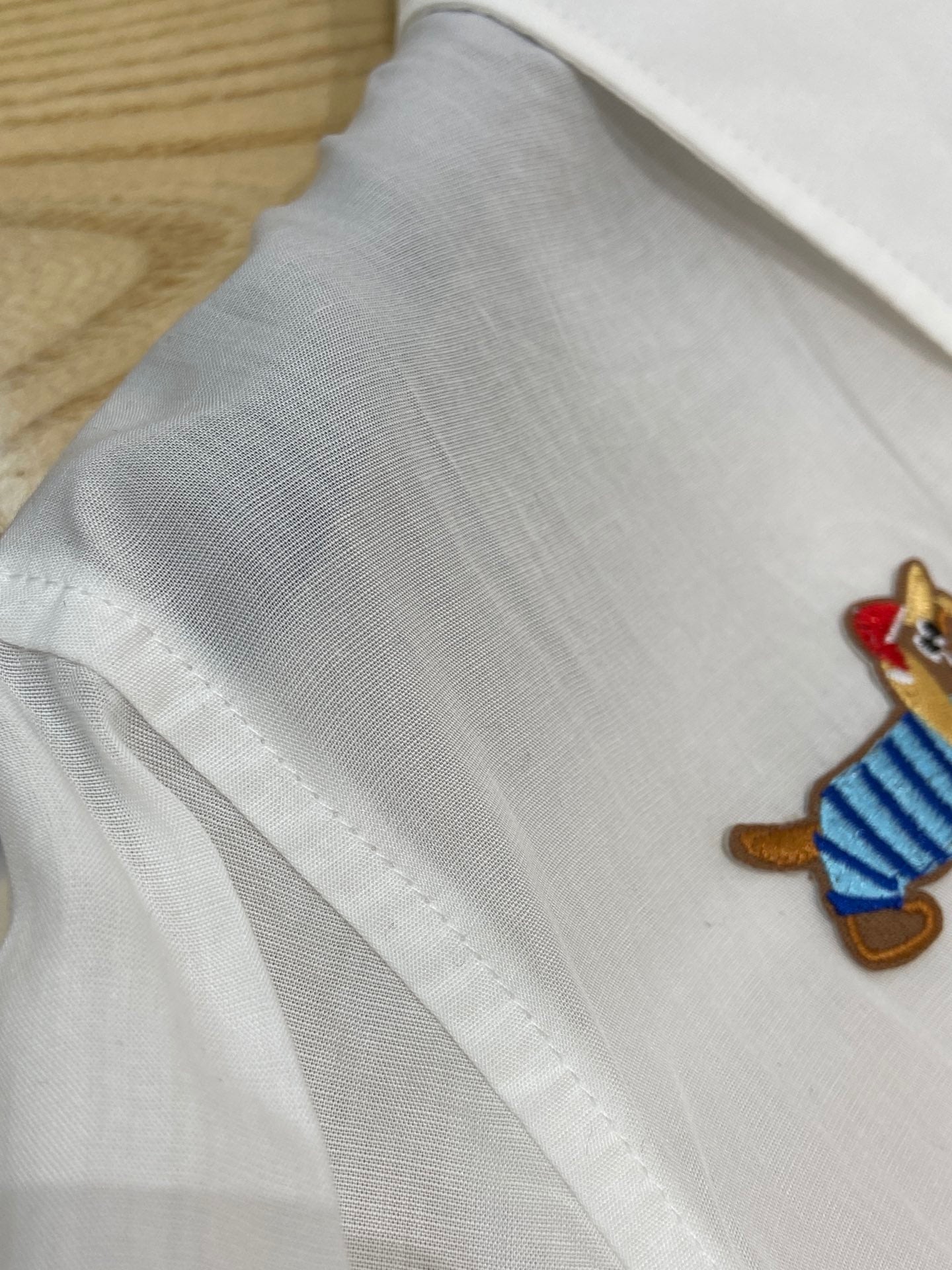 THOM INSPIRED SHIRT SET WITH DOG PRINT25S IN OXFORD COTTON 266228