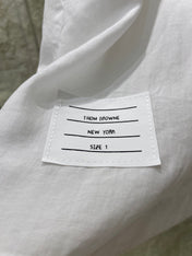 THOM INSPIRED SHIRT SET WITH DOG PRINT25S IN OXFORD COTTON 266228