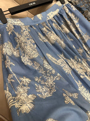 LONG SKIRT WITH COCONUT FOREST PRINT 25S IN COTTON 266160