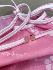 PETAL SNAKE PRINT DRESS 25S IN SILK COTTON 266251