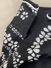 PETAL SNAKE PRINT DRESS 25S IN SILK COTTON 266256