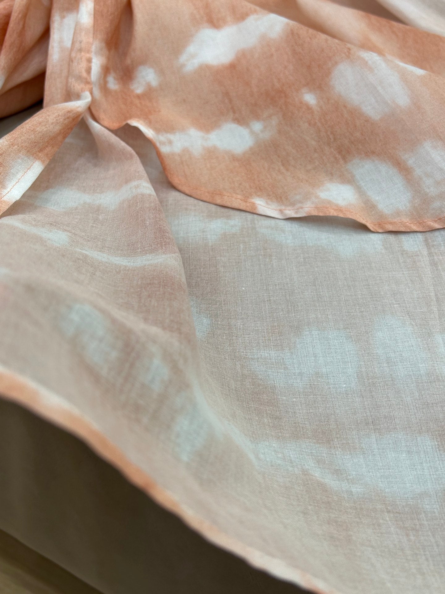 HIGH WAISTED TIE DYE SKIRT 25S IN COTTON 266215