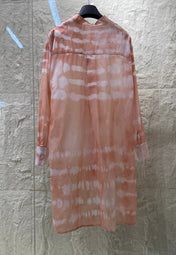 HIGH WAISTED TIE DYE SKIRT 25S IN COTTON 266215