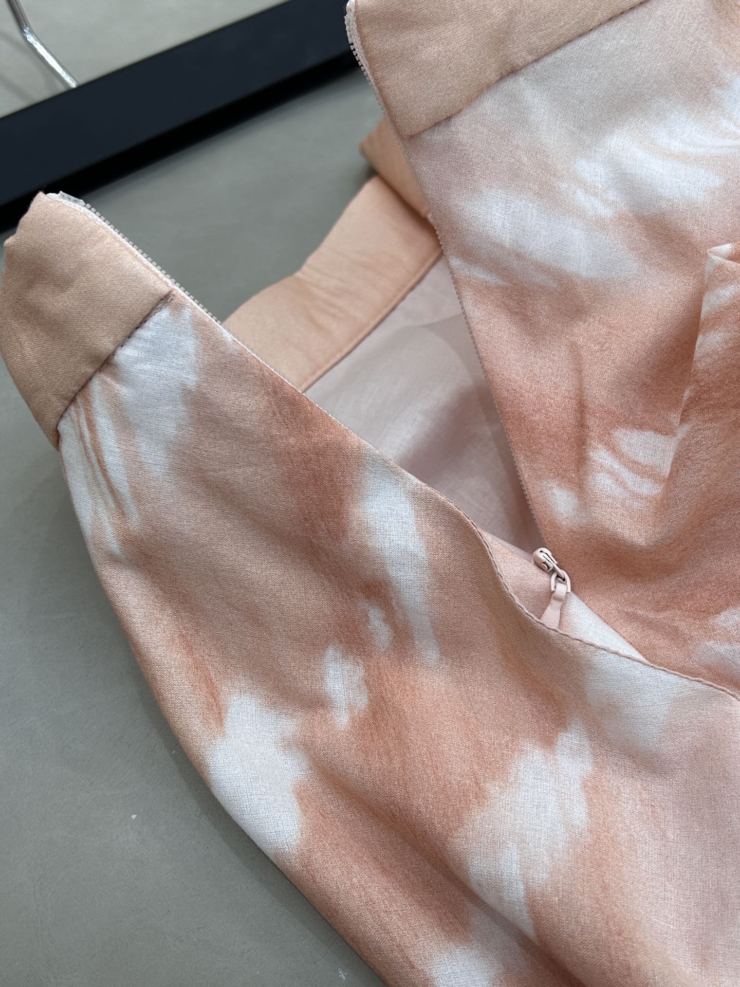 HIGH WAISTED TIE DYE SKIRT 25S IN COTTON 266215