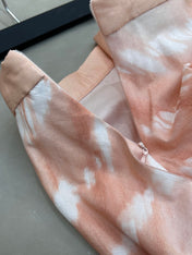 HIGH WAISTED TIE DYE SKIRT 25S IN COTTON 266215