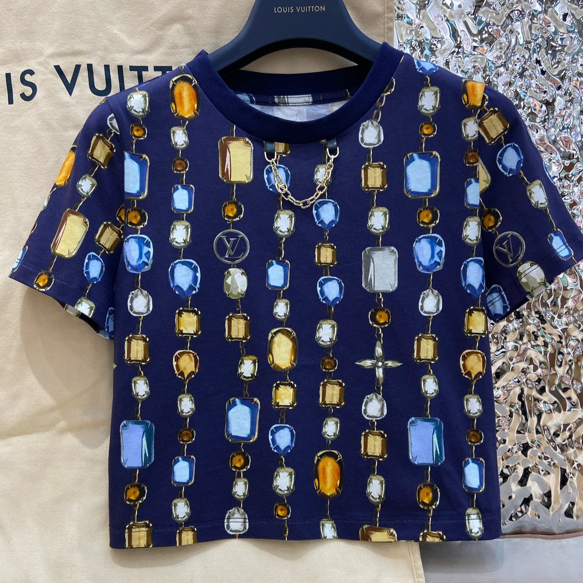 LV CROP TOP 25S IN COTTON 266285