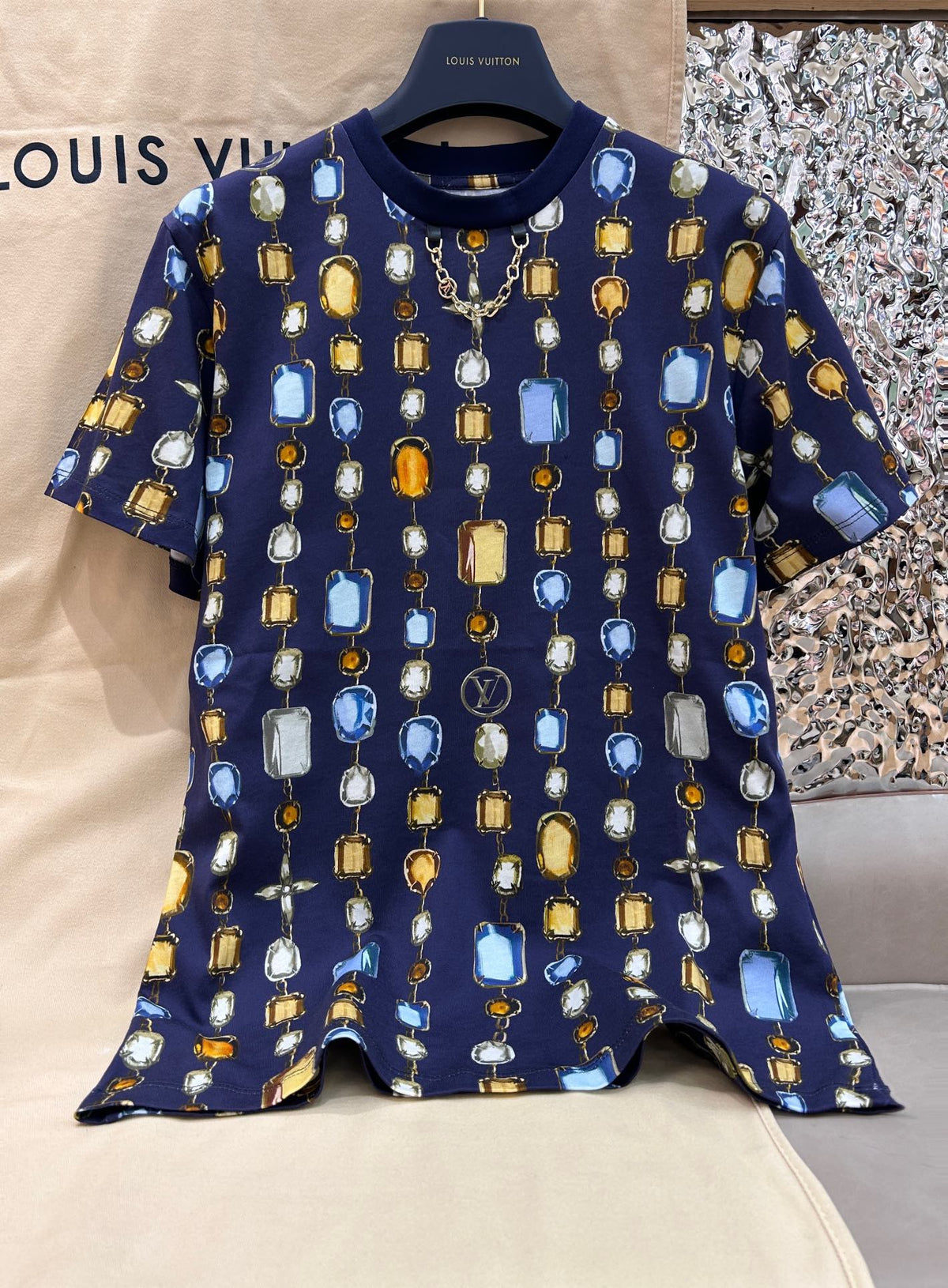 LV T SHIRT 25S IN COTTON 266294