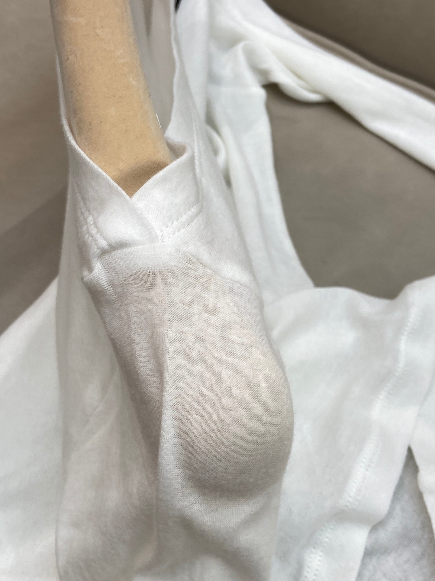 OFF SHOULDER LOGO T SHIRT 25S IN KATUN 266105