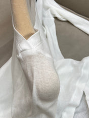 OFF SHOULDER LOGO T SHIRT 25S IN KATUN 266105