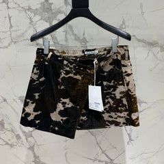DIOR 25S MINI SKIRT CAMOUFLAGE STYLE 007